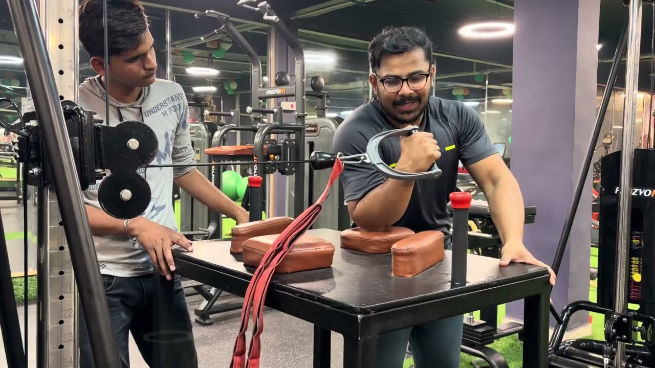 Technique Discussion and some armwrestling workouts with Mayank before UP state championship