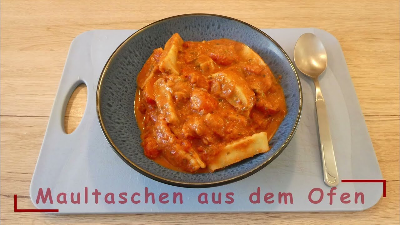 Maultaschen aus dem Ofen