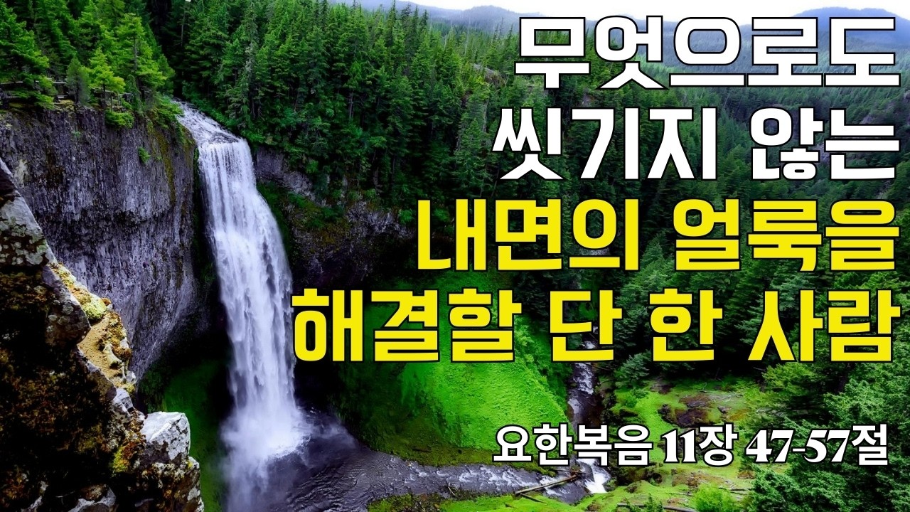 [ 매일성경 브런치 ] 요한복음 11장 47-57절(20260310)｜무엇으로도 씻기지 않는 내면의 얼룩을 해결할 단 한 사람｜큐티｜예배
