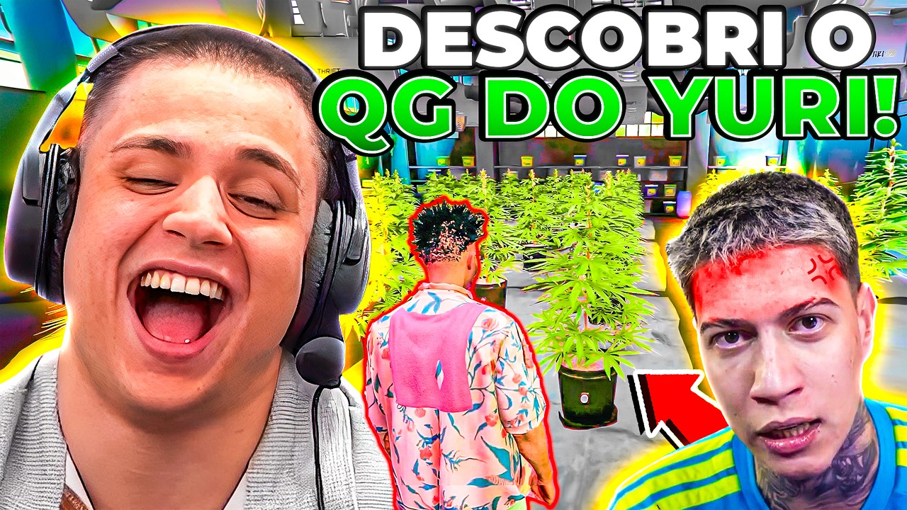 PAULINHO ACHOU o QG do YURI22 no GTA RP!😱 (Modder Clips)