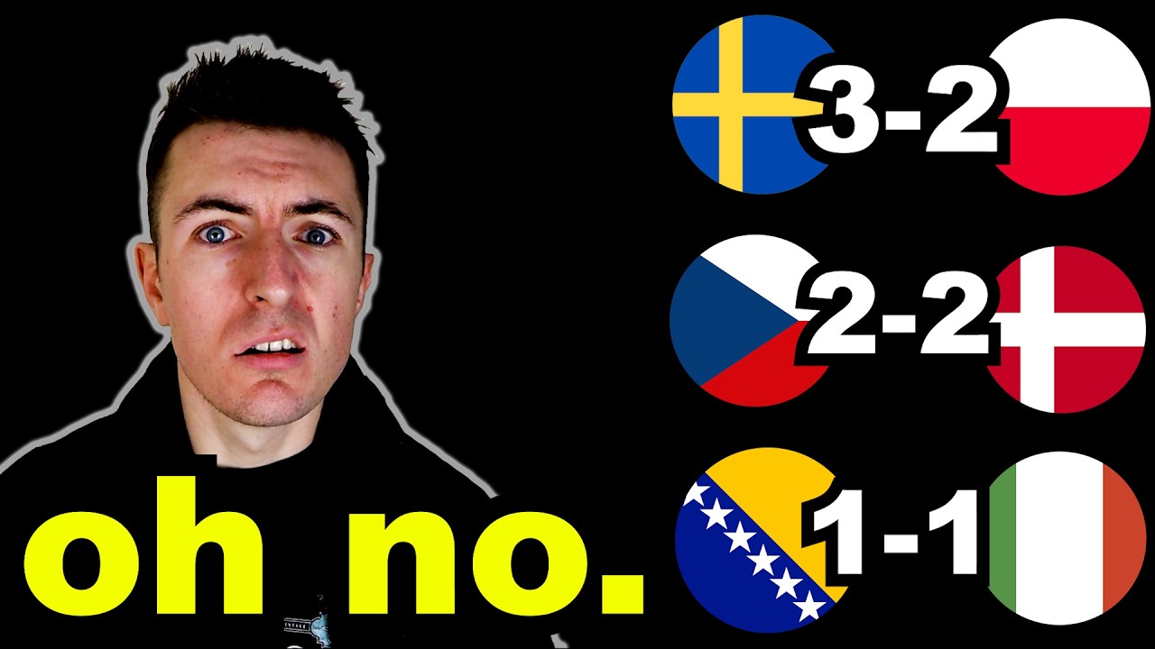 REACTING To World Cup Play-Offs Finals..