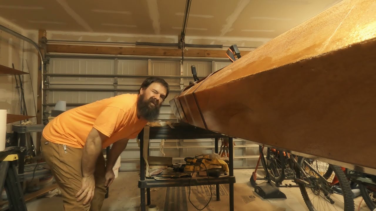 9) Stitch and Glue Kayak Build - Attaching the Deck and Hull