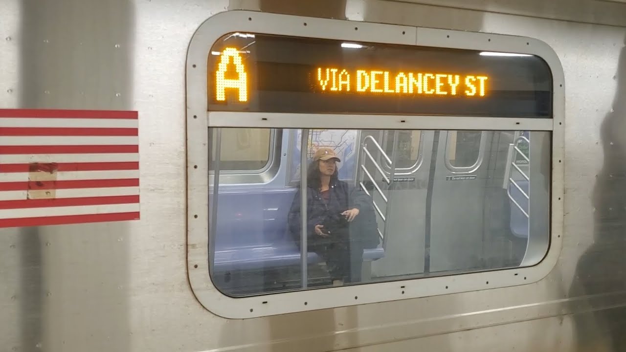 (A) (C) (D) (F) (J) (M) Trains At Delancey Street - Essex Street 