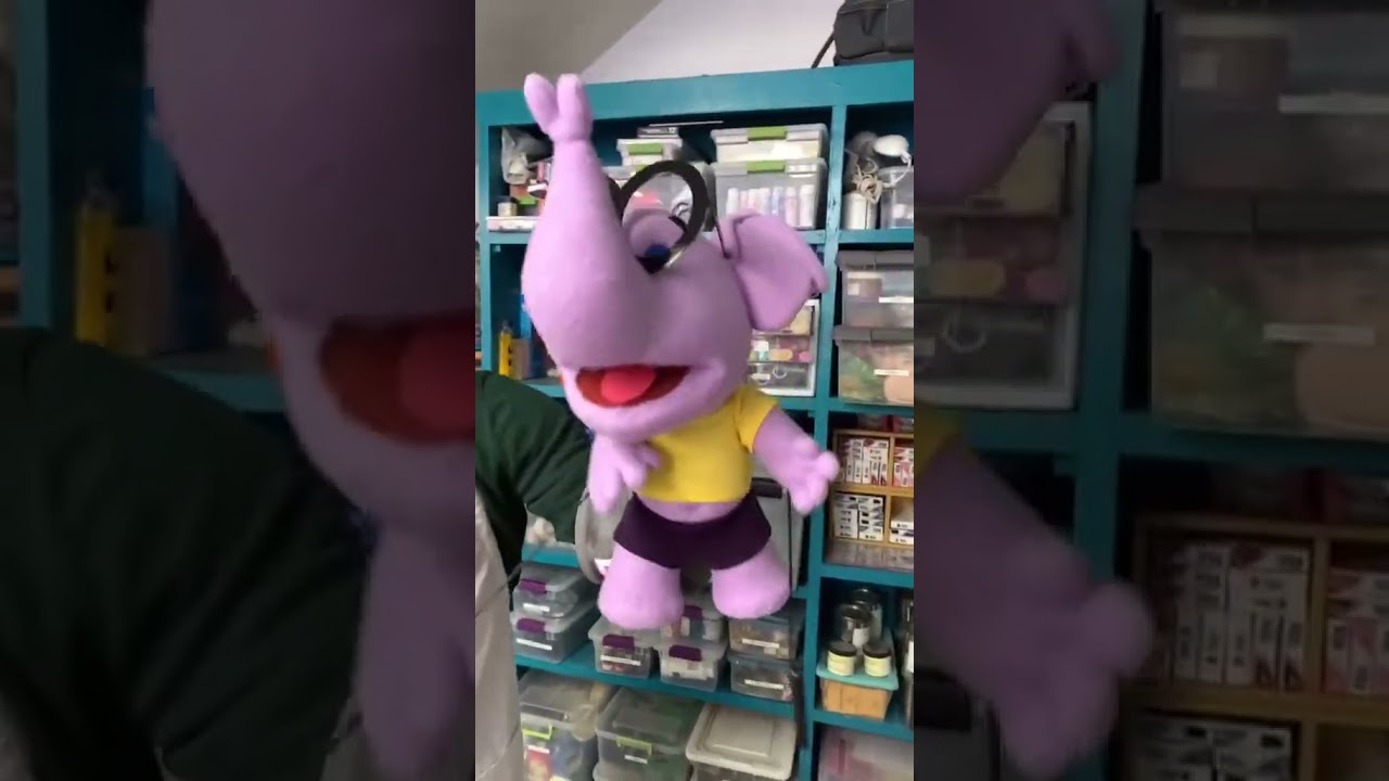 See Eric the Elephant in Action! #puppet #elephant