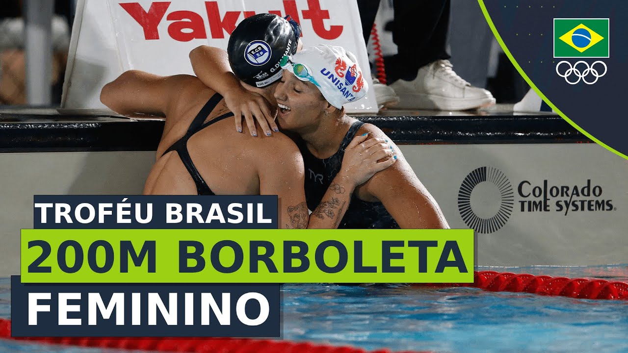 Troféu Brasil de Natação 2023 - Maria Fernanda Costa vence os 200m borboleta feminino