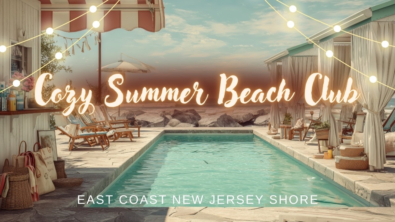 Coastal Preppy 80s | Relaxing Reggae & Folk | Vintage NJ Beach Club Vibes