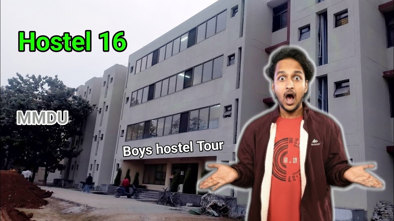 Hostel NO 16 Boys Hostel Room Tour | Maharishi Markandeshwar University Mullana 2026 #hostellife 