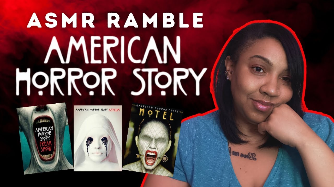 ASMR Whisper Ramble | Reading and ranking AMERICAN HORROR STORY SEASONS + My Own Opinion 🤭