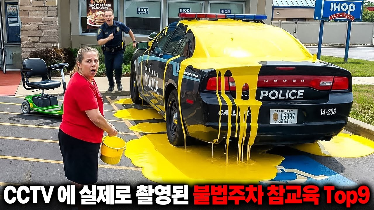 CCTV에 실제로 촬영된 불법주차 참교육 Top9
