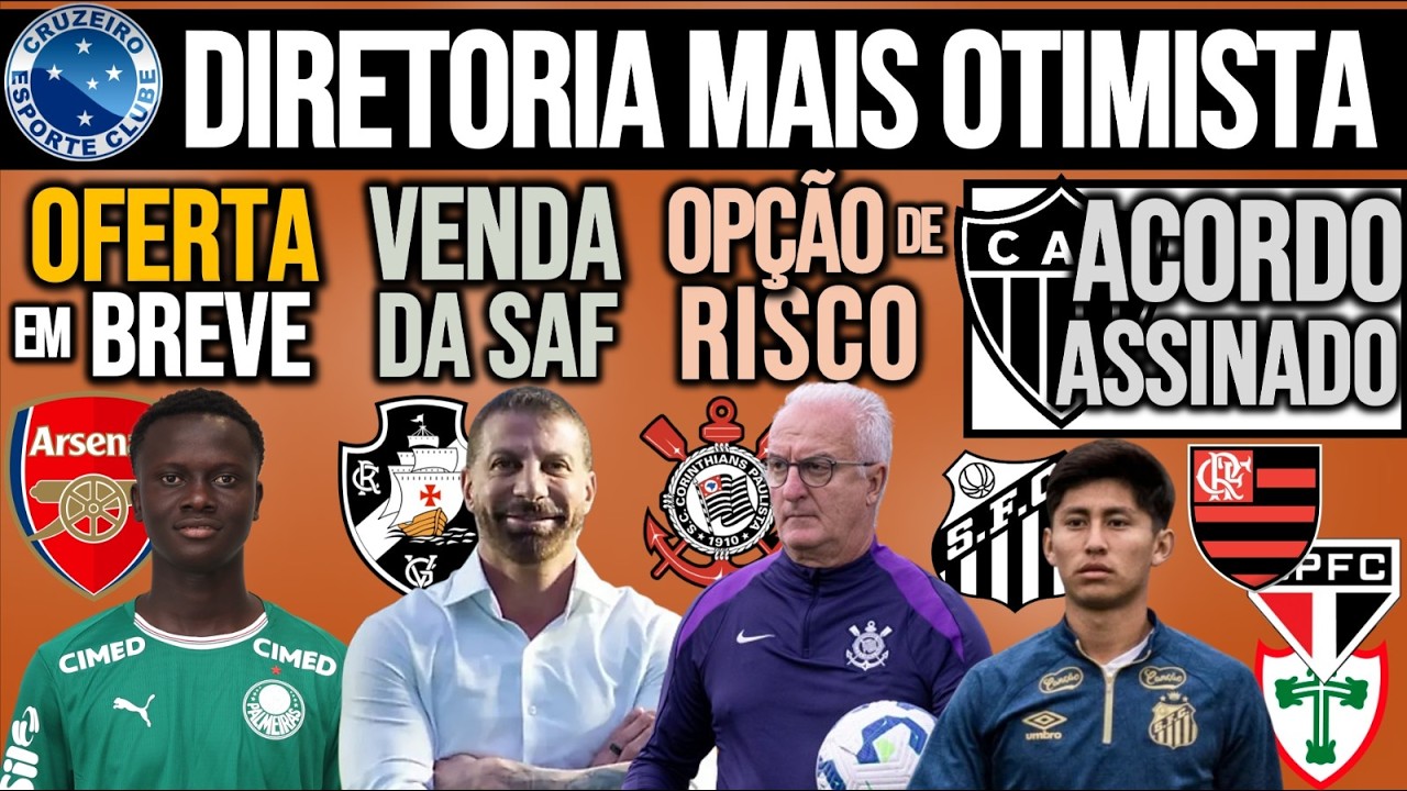 VERDÃO: ARSENAL DE OLHO| VASCO: VENDA DA SAF AVANÇA| MISTO DO TIMÃO| AJ NO ZÊRO? FLA, SP, CAM, SAN+