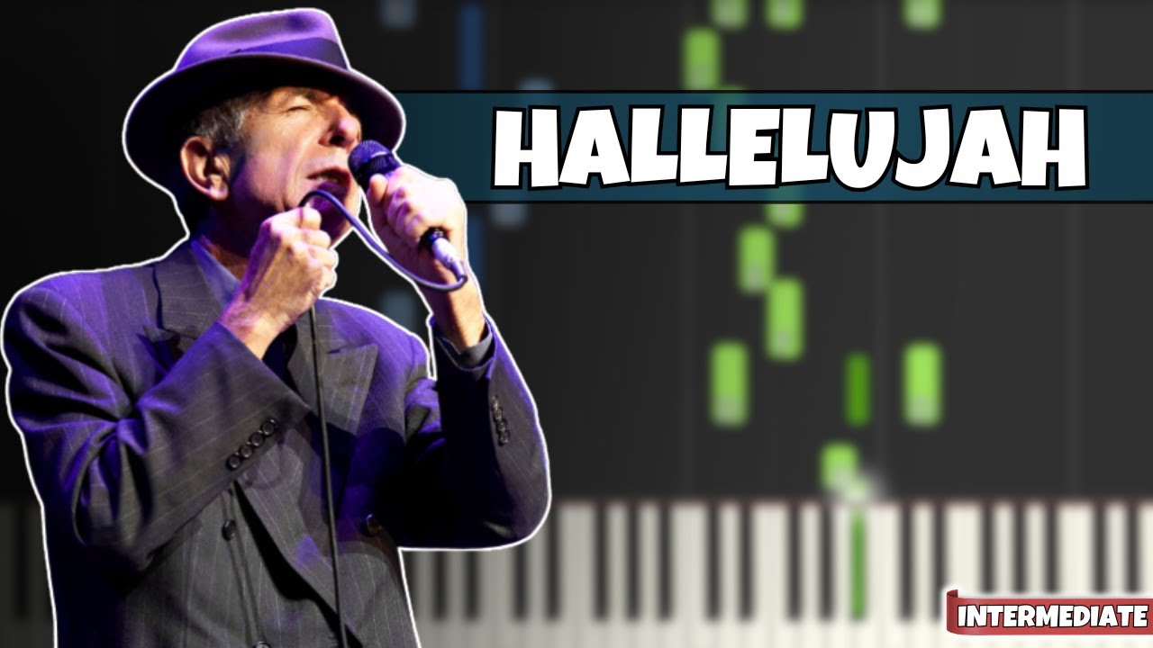 Hallelujah – Leonard Cohen | INTERMEDIATE Piano Tutorial | Synthesia Play Along