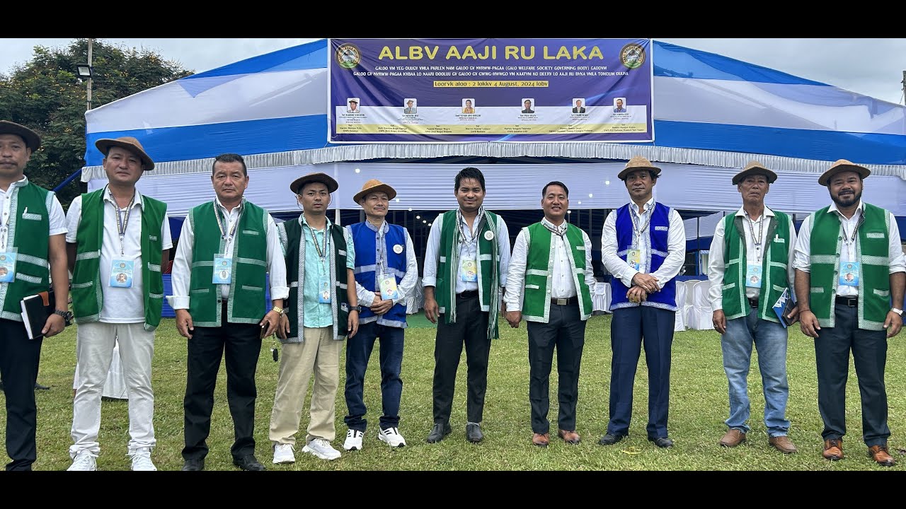 Galo General Body Meeting 2024 at Nari Village