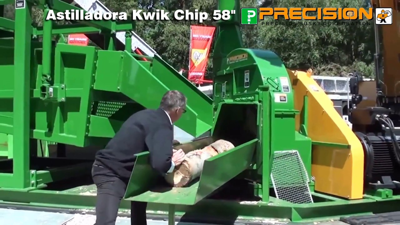 Astilladora Kwik-Chip 58'' marca Precision