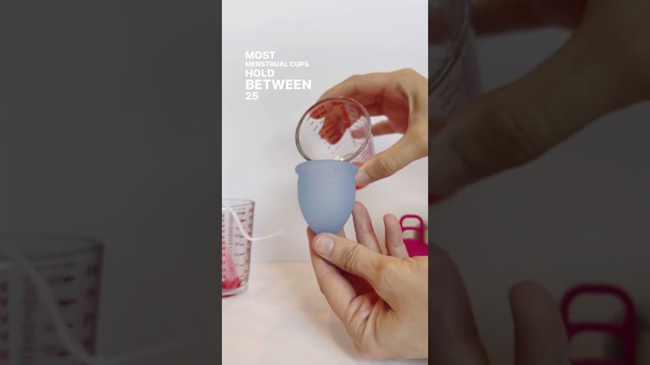 Can a period be too heavy to use menstrual cups? No! #shorts