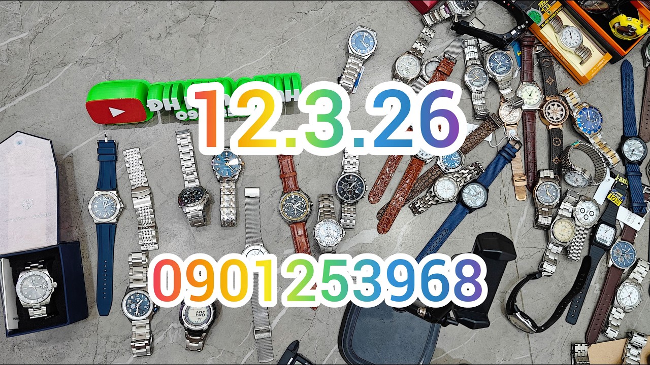 12.3.26 Sale Đồng Hồ Si Pagani Design I&W Kentex Seiko Pulsar Protrek Swiss Military Laptop Motorola