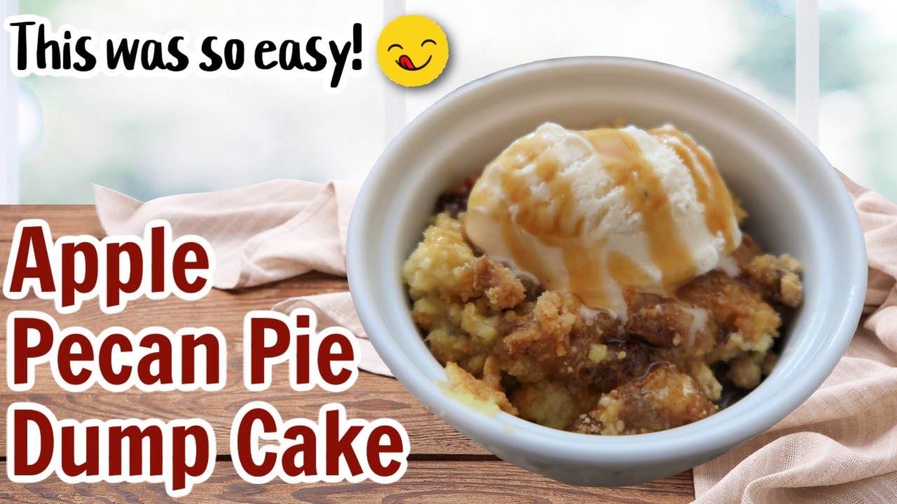 Apple Pecan Pie Dump Cake | You Won't Believe How Easy This Is!