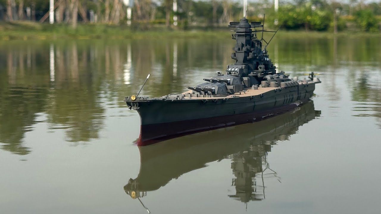 RC 1/450 日本海軍🇯🇵戰艦 大和號  遙控船 #TrigoWiesmann阿脆