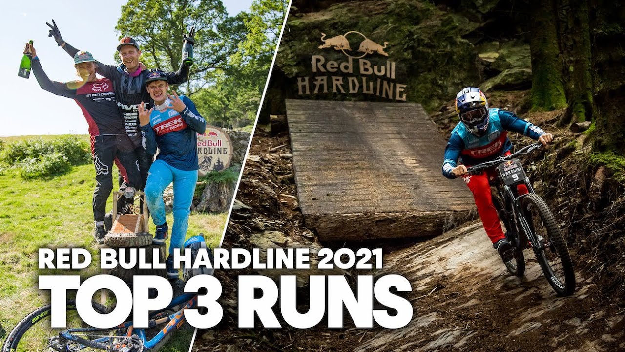 TOP 3 Downhill Runs of Red Bull Hardline 2021 | Bernard Kerr, Laurie Greenland, Kade Edwards