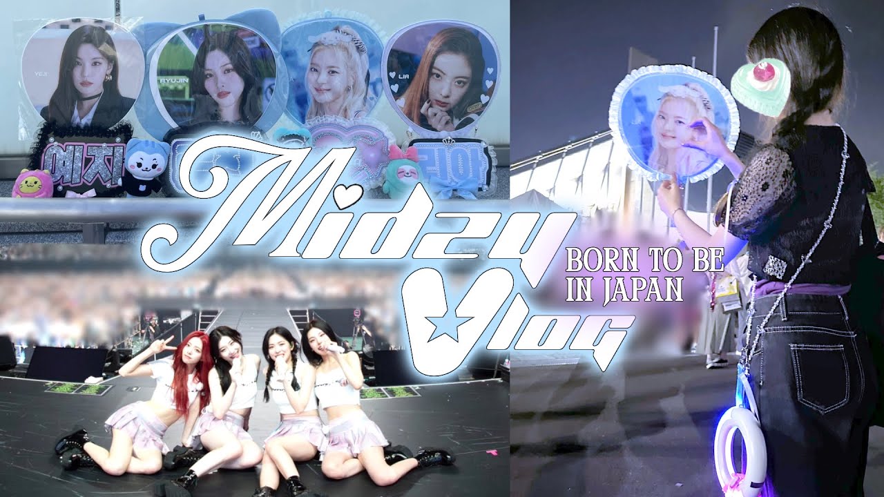 【🎀MIDZY VLOG🎀】Ep.1 推しが活動休止中でも全力でリアペンを務める🔥ITZY 2ND WORLD TOUR 