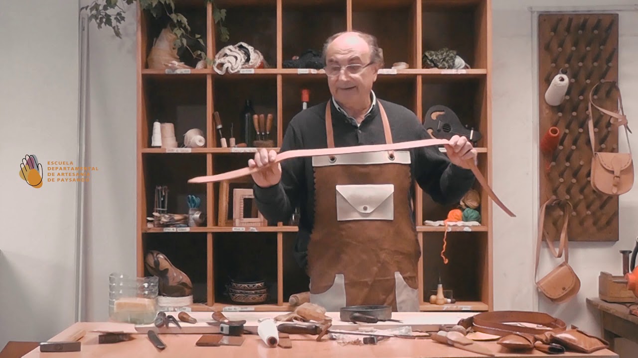 Marroquinería. Segundo video tutorial. Escuela Dtal de Artesanía