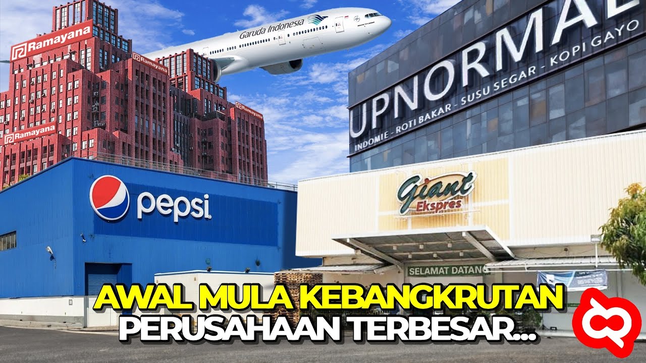 TERNYATA 50 PERUSAHAAN INI TELAH BANGKRUT DI INDONESIA.! INI DIANTARANYA..