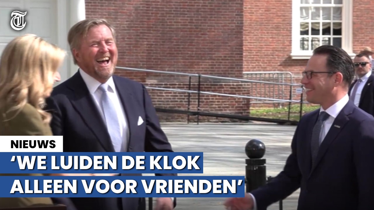 Kerkklok komt keihard door speech koning Willem-Alexander in VS