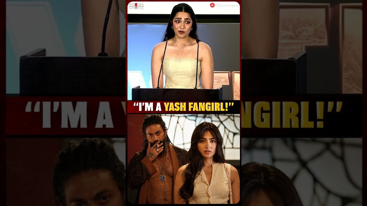 Rukmini Vasanth Opens Up About Yash! 😊| Toxic Trailer Launch Event |  #CinemaExpress