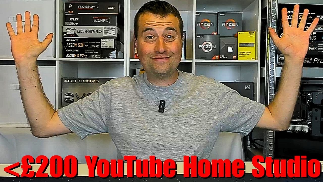 Transforming my YouTube Home Studio for under £200