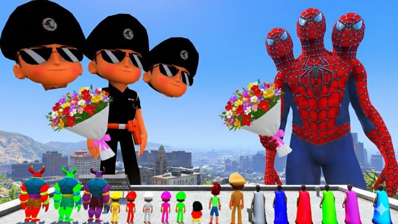 LITTLE SINGHAM WITH SHIVA KICKO SHINCHAN FOUND BIGGEST EVER KICKO IN GTA 5 #44