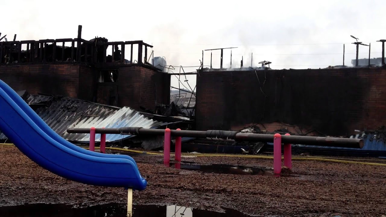 Crestline Elementary fire