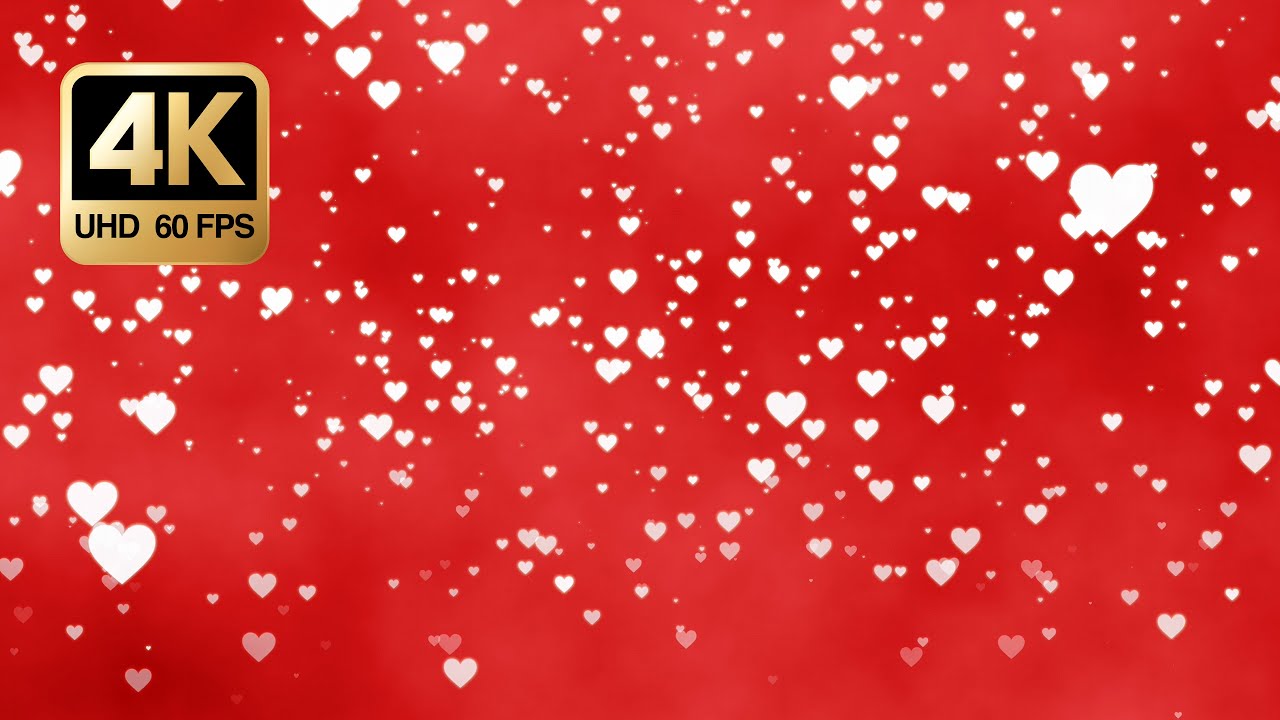 Romantic Hearts Loop &mdash; 4K/60FPS &bull; Seamless Ambient (No Music, 3H)