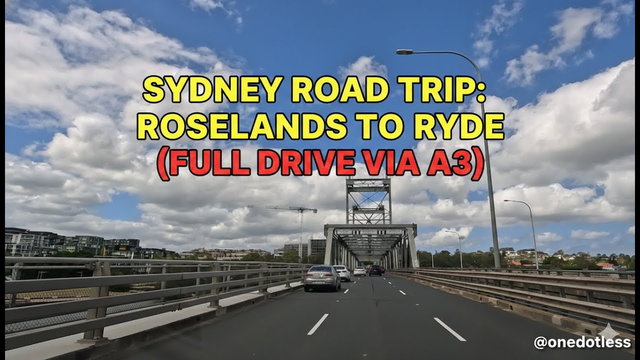 Driving Sydney: Roselands to Ryde via A3