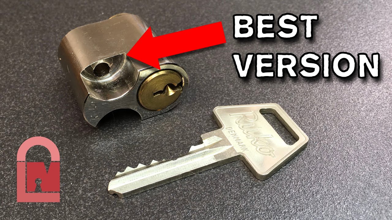 Awesome 6 Pin Ruko with Gin Bottle Security Pins Pick and Gut