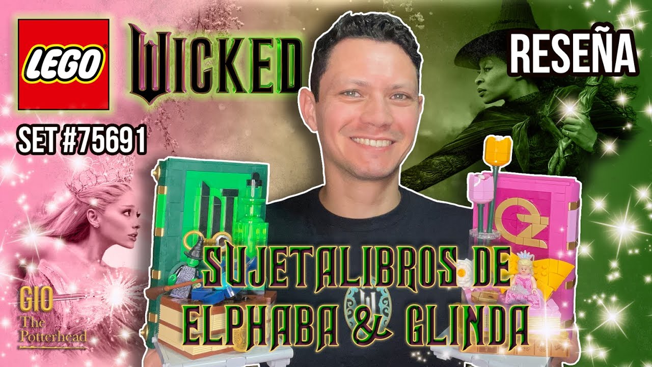 LEGO Wicked - Glinda & Elphaba Bookends | set #75691 (Reseña)