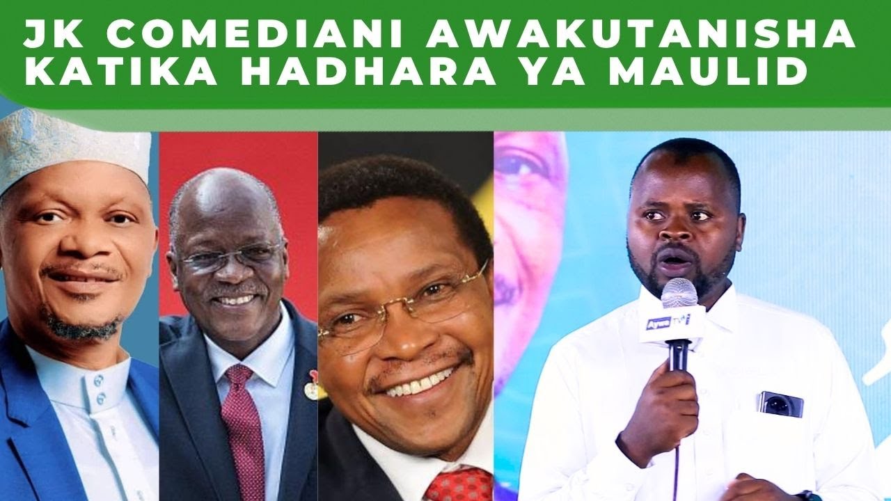 JK COMEDIAN ALIVYOWAKUTANISHA KIKWETE, MAGUFULI NA MUFTI WA TANZANIA KATIKA JUKWAA MOJA | UTAPENDA