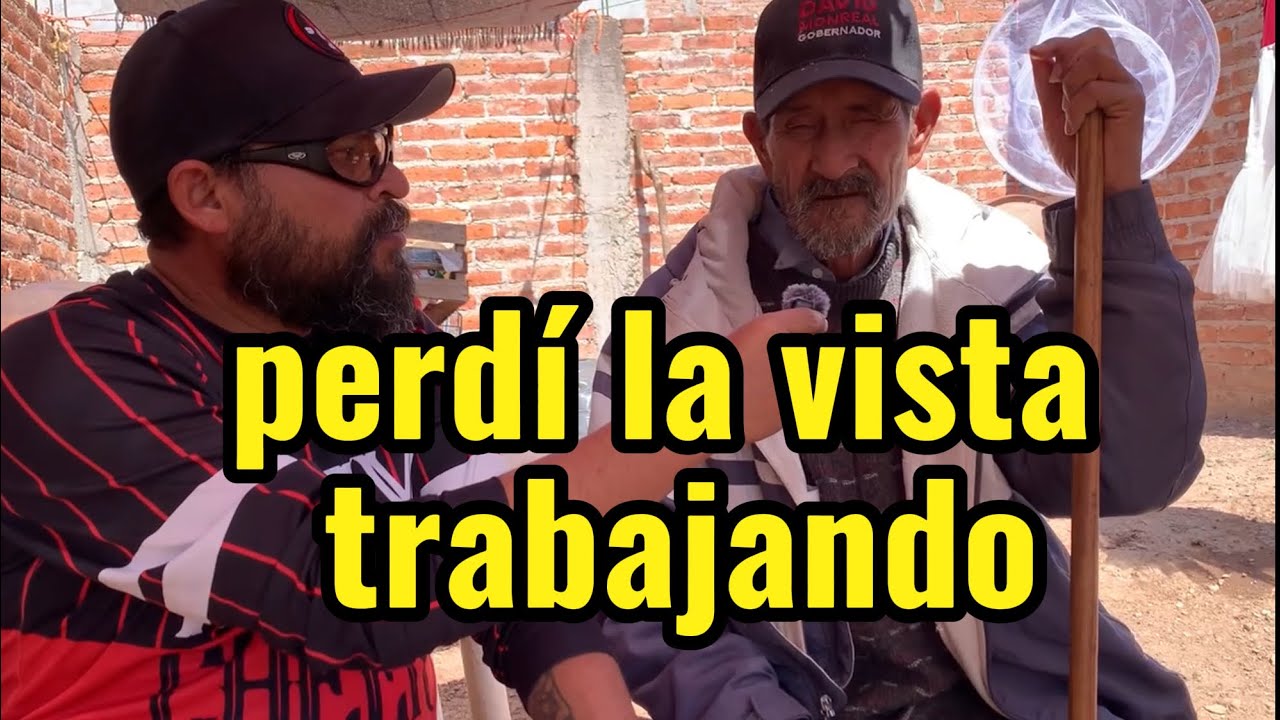 Don Tito: 15 AÑOS CIEGO, Esposa lo CUIDA SOLA (Le Dimos Despensa)