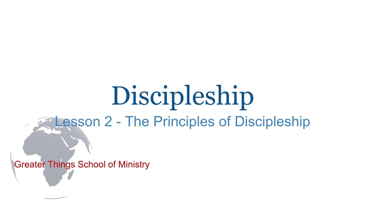 Discipleship   Lesson 2