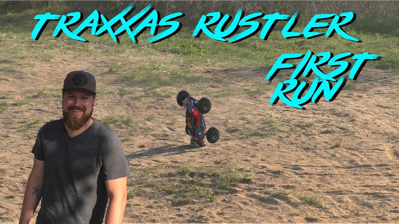 First Run: Traxxas Rustler 4x4 VXL | 2S / 3S | HD+ | German