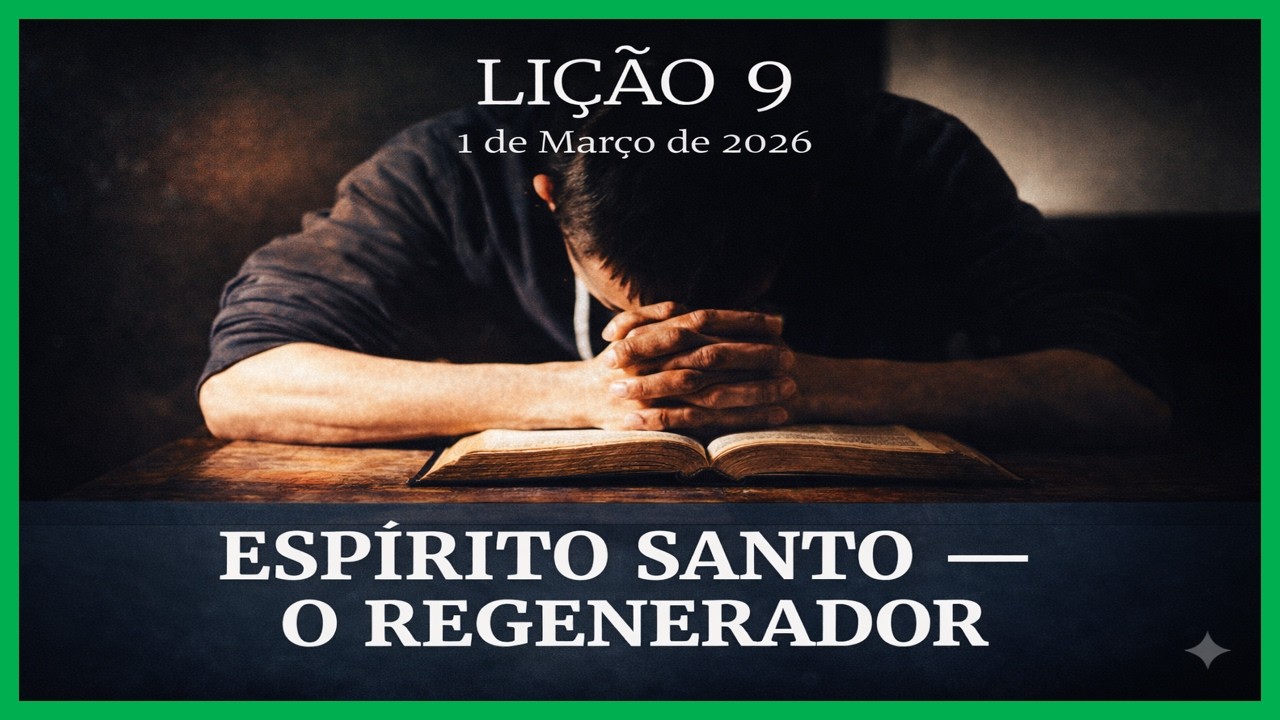 LIÇÃO 9 ESPÍRITO SANTO O REGENERADOR 1º TRIM 2026 LEITURA DIÁRIA