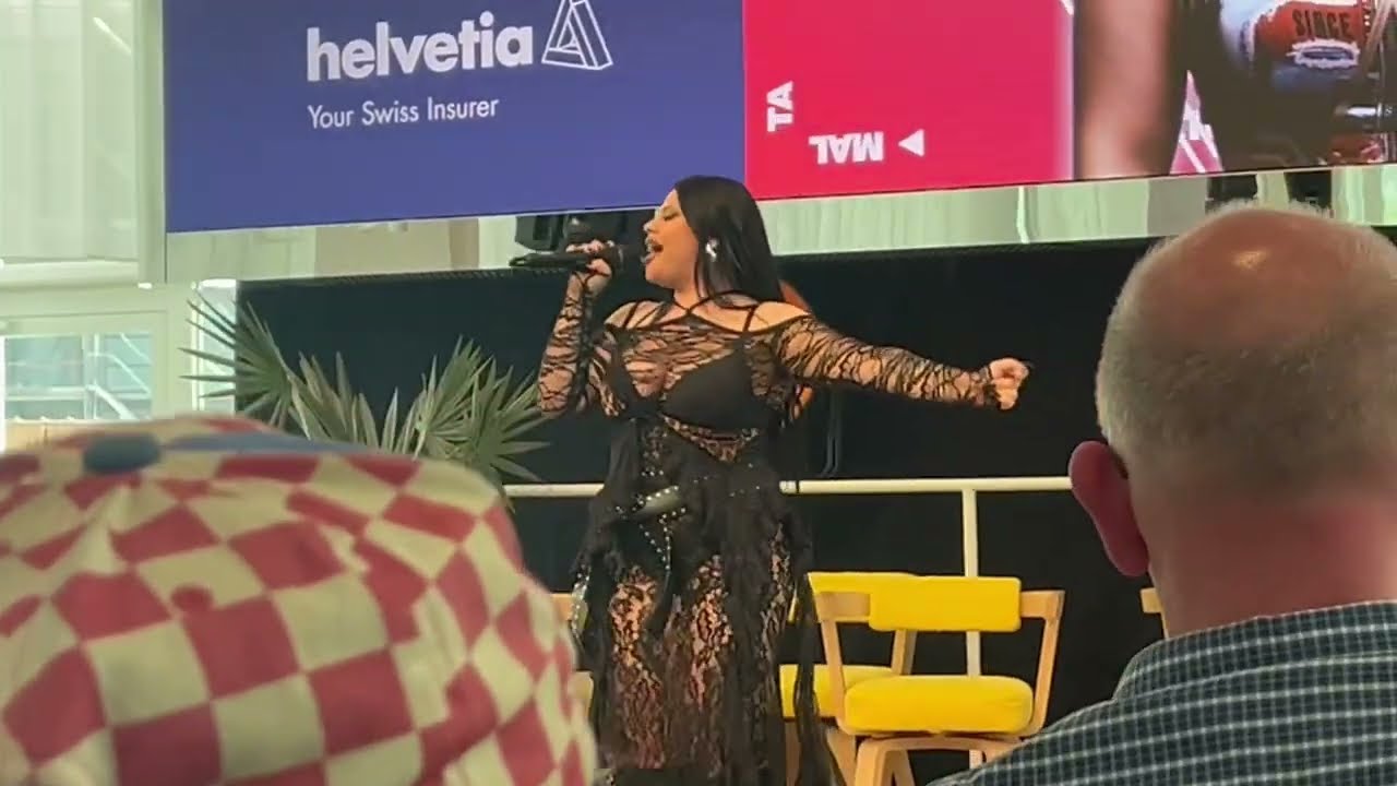 Miriana Conte “Serving” at ESC Basel 2025 House of Helvetia