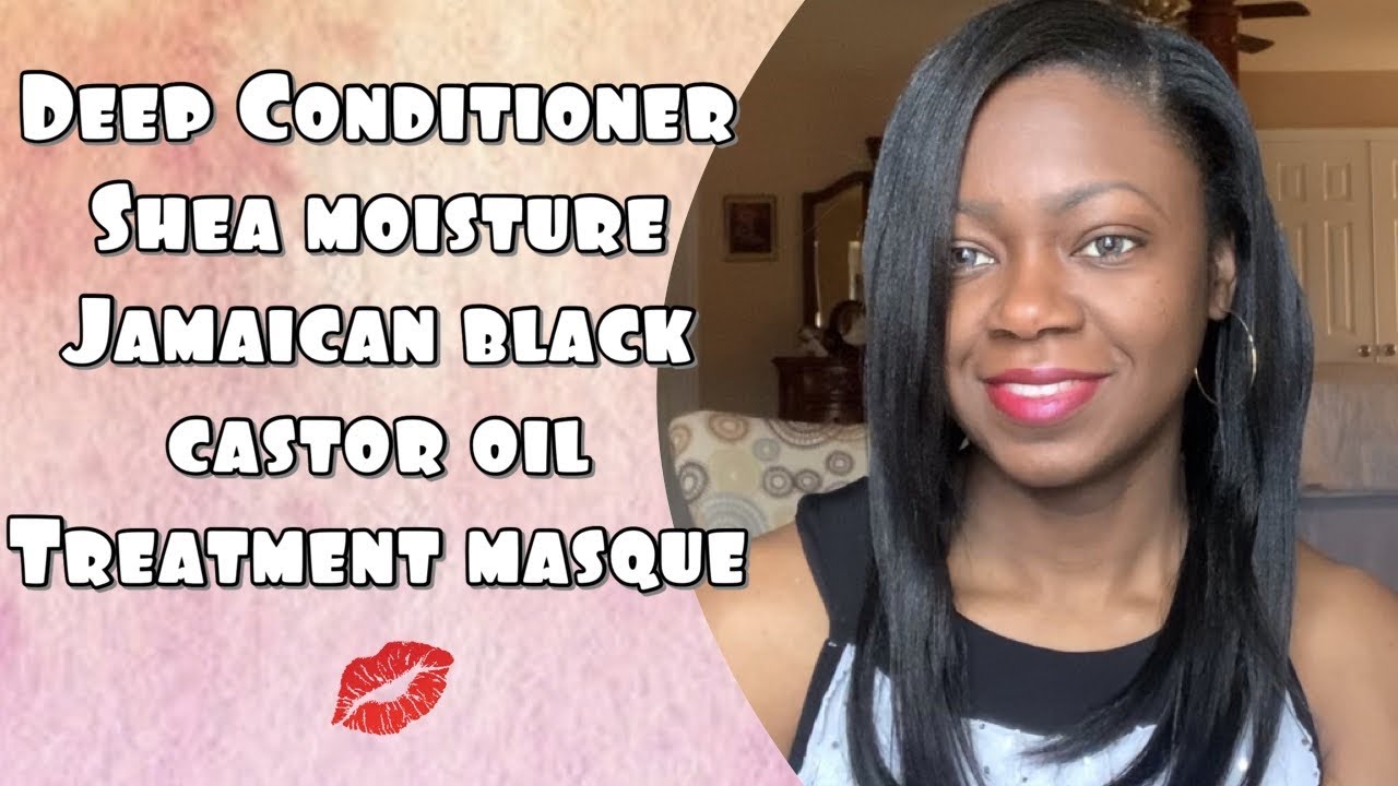 Deep Conditioner with Shea Moisture Jamaican Black Castor Oil Masque #relaxedhair #deepconditioner