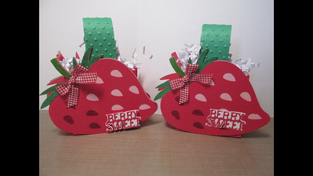 Strawberry Treat Box #15 Tags, Bags, Boxes, & Bows Series