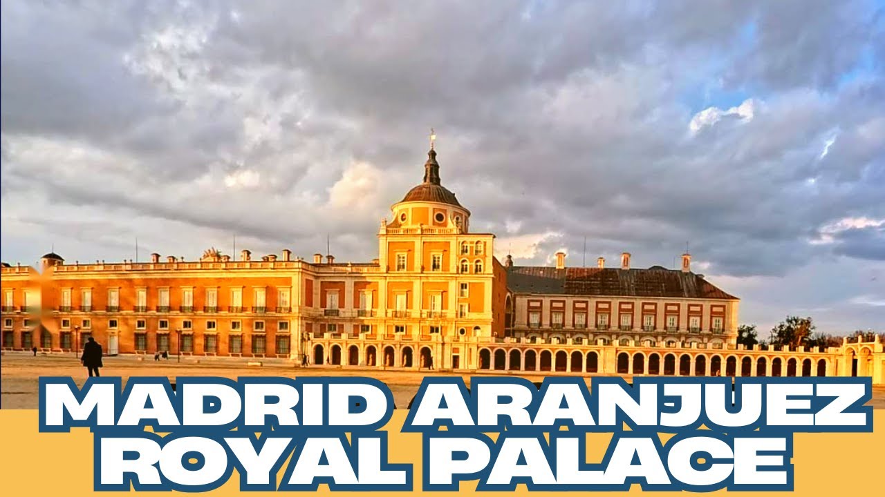 Experience Palacio Real De Aranjuez, Madrid, Spain. 4K Walking Tour