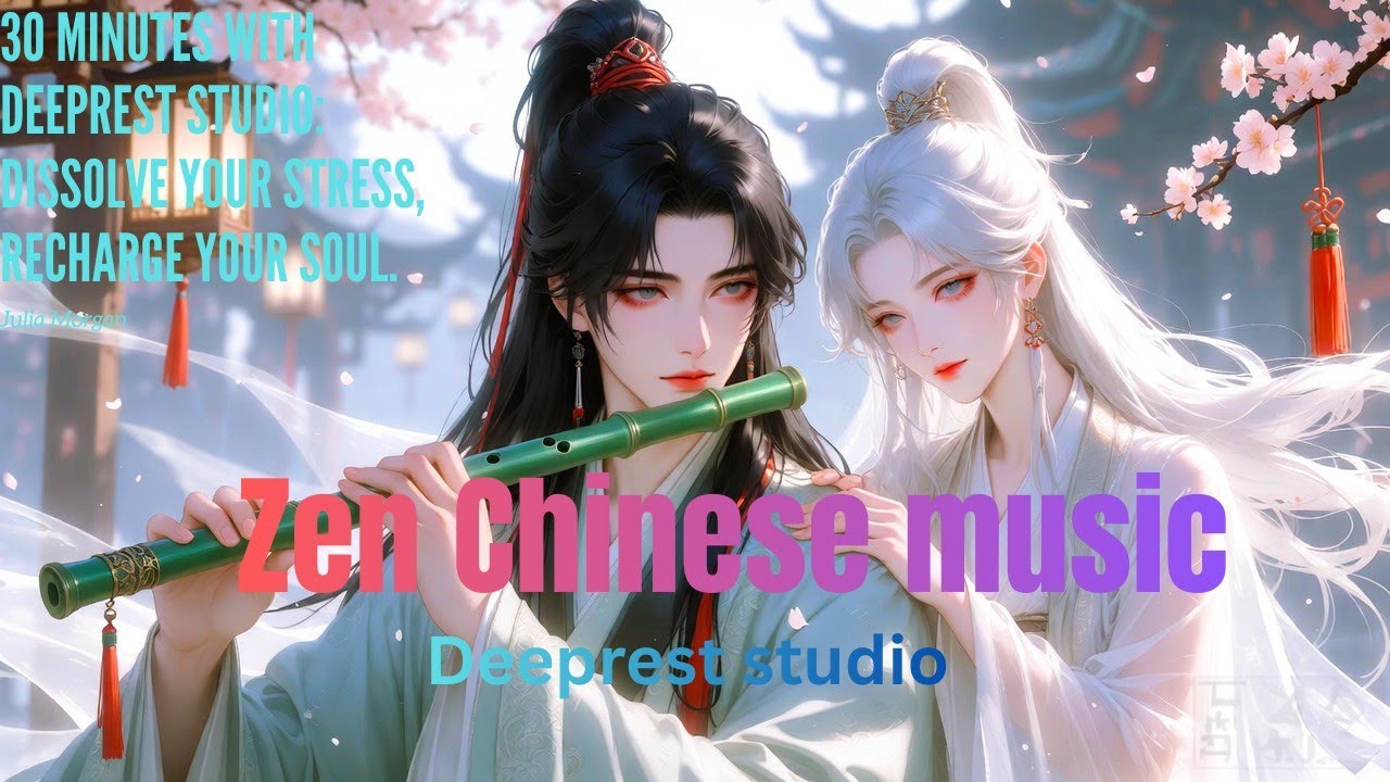 Chinese Zen music: Bamboo flute, Erhu & Guzheng | Music for Peaceful in @DEEPRESTSTUDIO-i8z