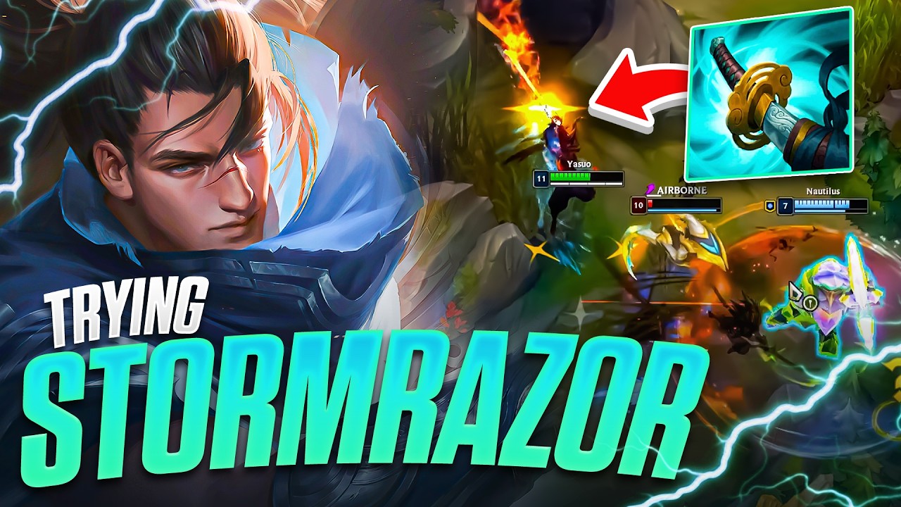 TRYING STORMRAZOR ON YASUO!