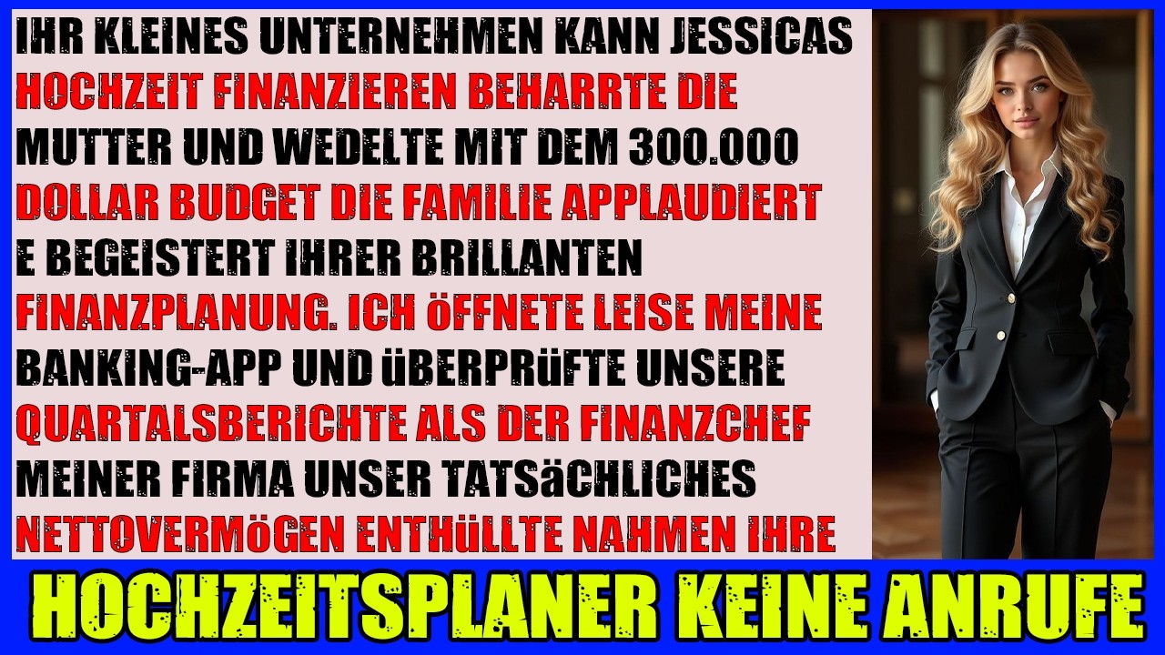 Eltern wollten meine Firma für die Hochzeit  der CFO Bericht schockierte sie