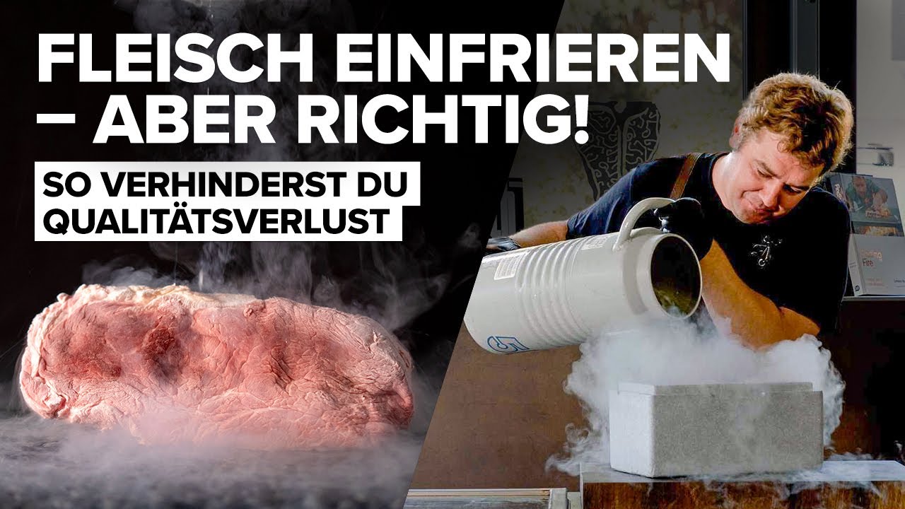 Fleisch zuhause richtig einfrieren - das große Experiment: So verhinderst du Qualitätsverlust!