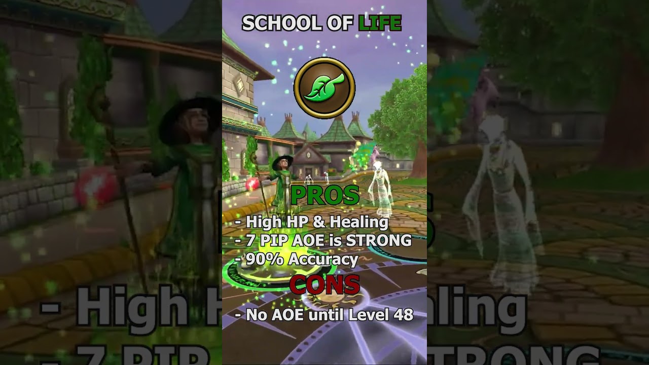 Pros and Cons of Life Wizards  #synrider #twitchstreamer #wizard101 #gaming