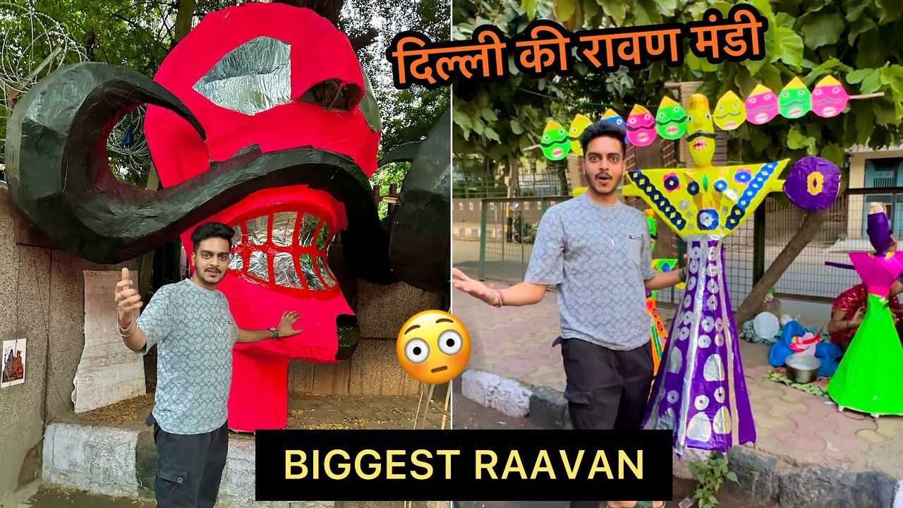 Shopping Raavan for Dussehra 🔥🥵 Biggest Raavan of Delhi 😨