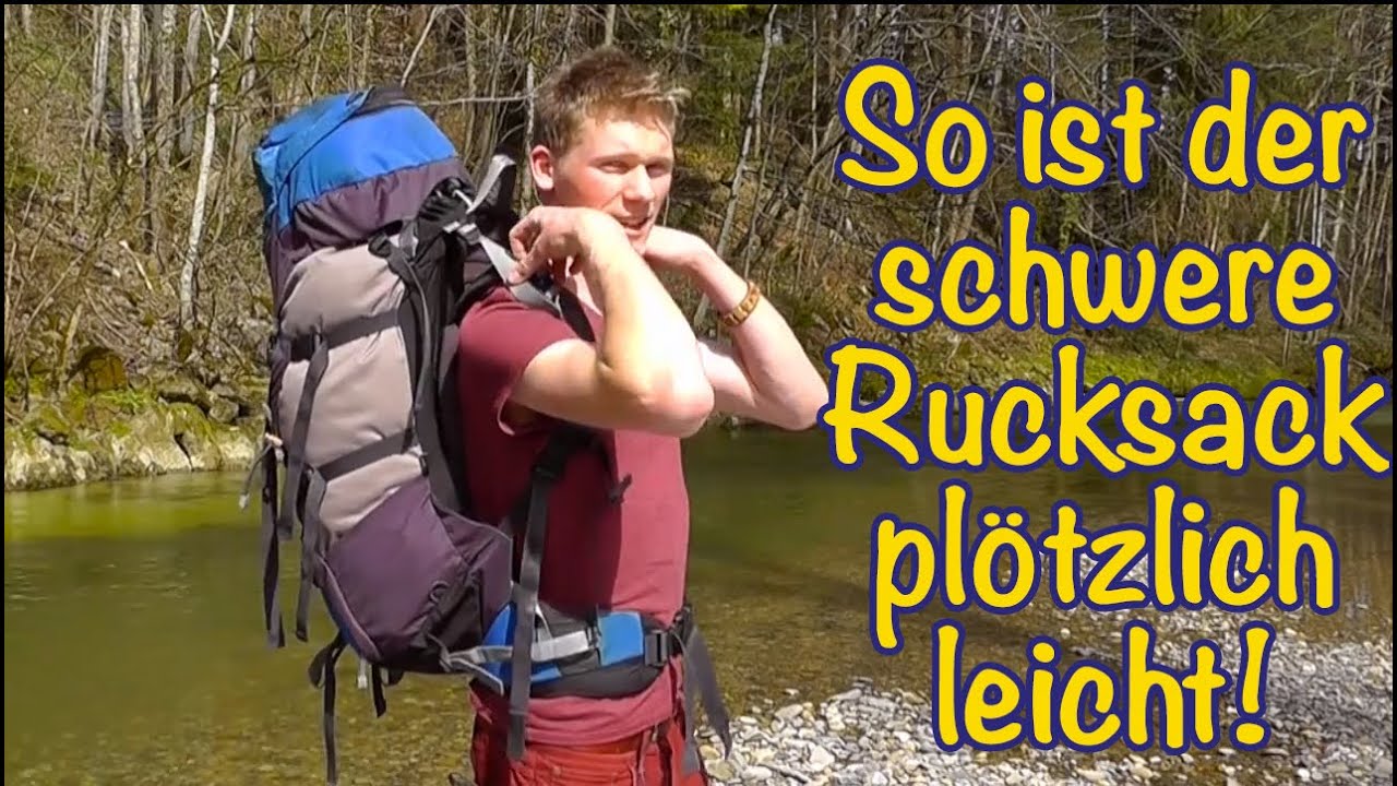 Reiserucksack so anziehen, dass dein Kreuz nicht wehtut - Reisevorbereitung Backpacker